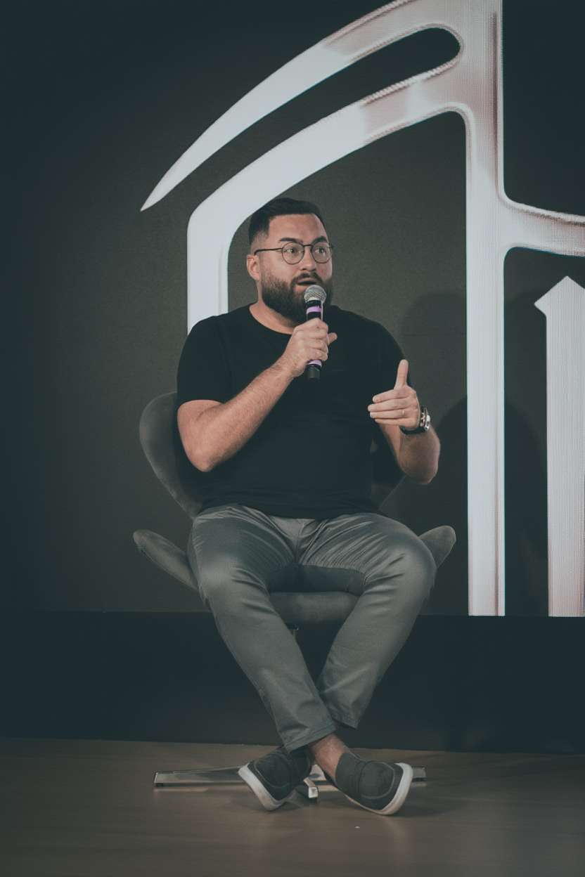Paulo Siqueira (Pablito Ads) palestrando sobre tráfego pago